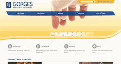 Desktop Screenshot of gorges.us